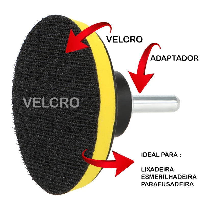 Suporte De Lixa De Velcro