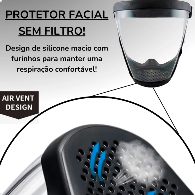 Máscara Protetor Facial Antiembaçante