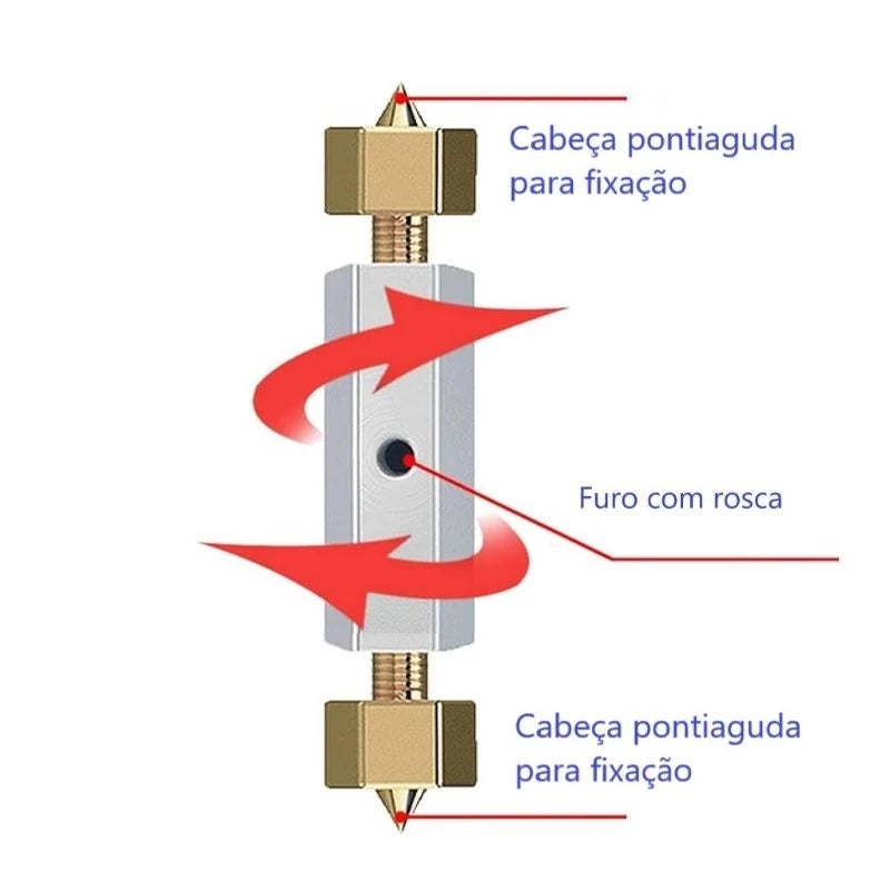 Reparador De Caixa De Tomada  Interruptor 4x2 4x4 Universal Kit Com 1, 2, 5 e 10Peças Bestfer