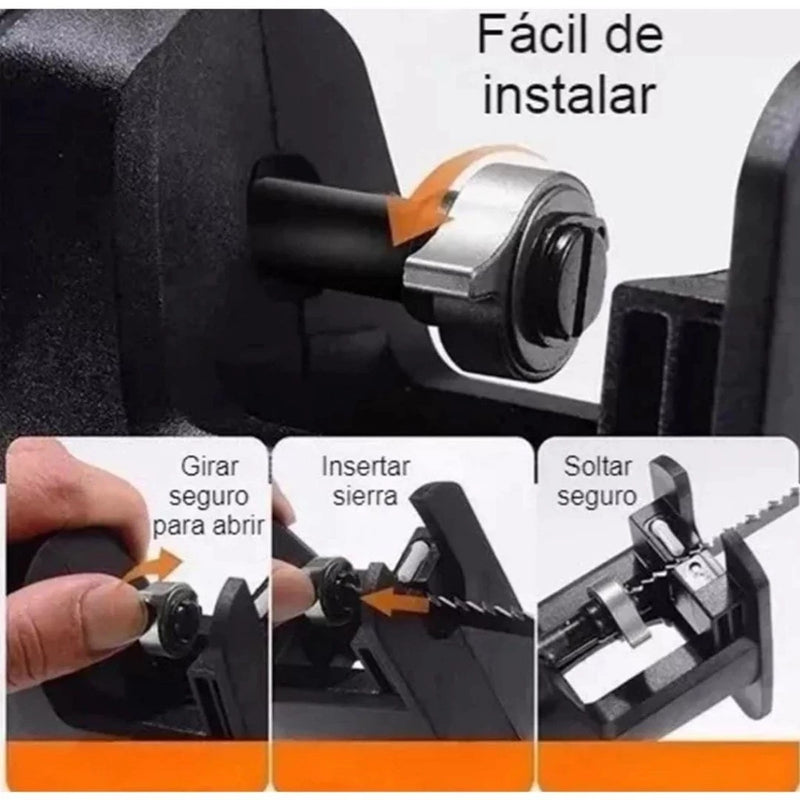 Adaptador De Serra Elétrica Tico Tico Sabre Para Furadeira